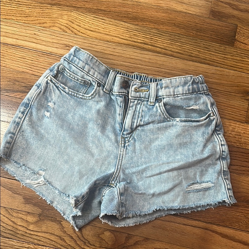 Aerie Light Blue Jean Shorts